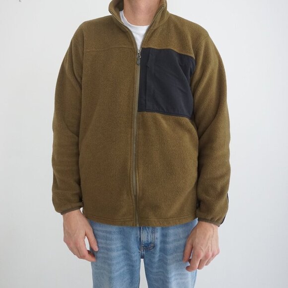 Mountain Equipment Company MEC Green Fleece Zip Up Hiker Outdoors Sweater Medium - Picture 2 of 10